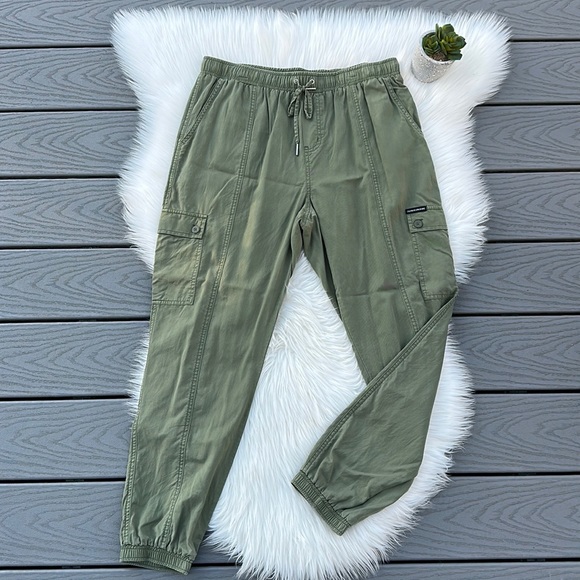Calvin Klein green jogger cargo pants - Picture 1 of 5